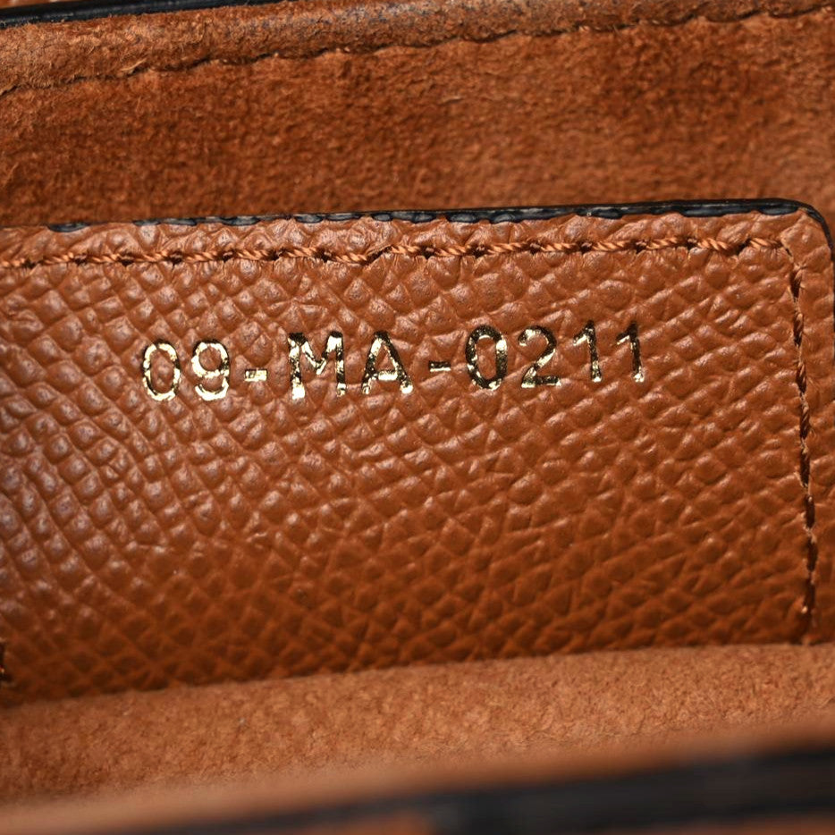 Christian Dior Grained Calfskin Saddle Bag Camello 11 of 11