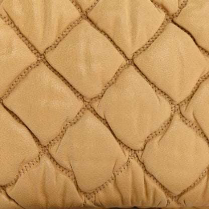 Chanel Calfskin Quilted Medium Bubble Quilt Flap Bag Beige 14 of 14