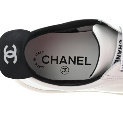 Chanel Calfskin CC Sneakers 36 White 6 of 11
