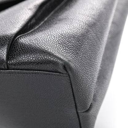 Chanel Caviar Flap Shoulder Bag Black 11 of 17
