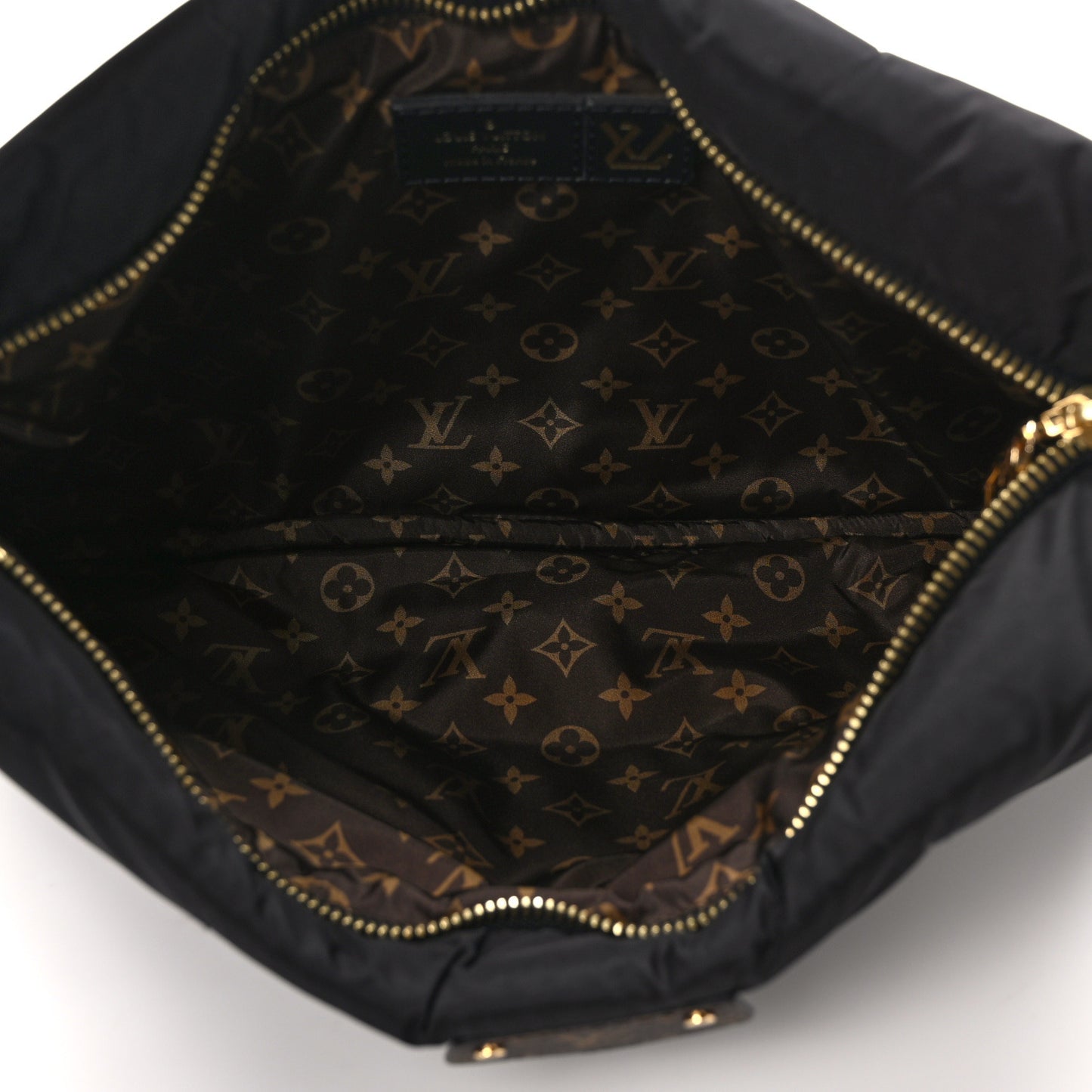 Econyl Monogram Pillow Maxi Multi Pochette Accessories Black Fuchsia