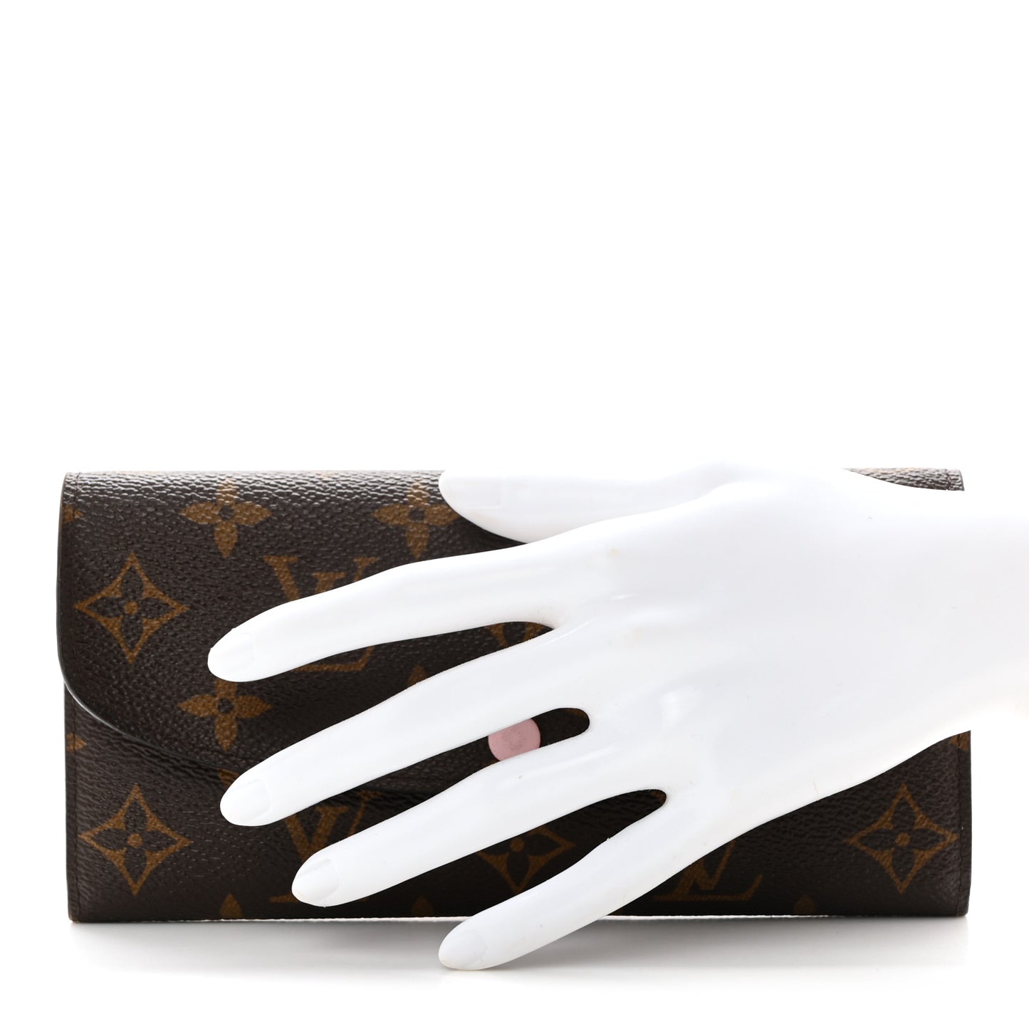 Monogram Emilie Wallet Rose Ballerine