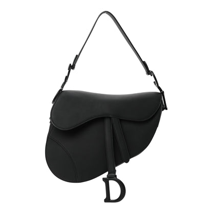 Christian Dior Ultra Matte Calfskin Saddle Bag Black 1 of 11