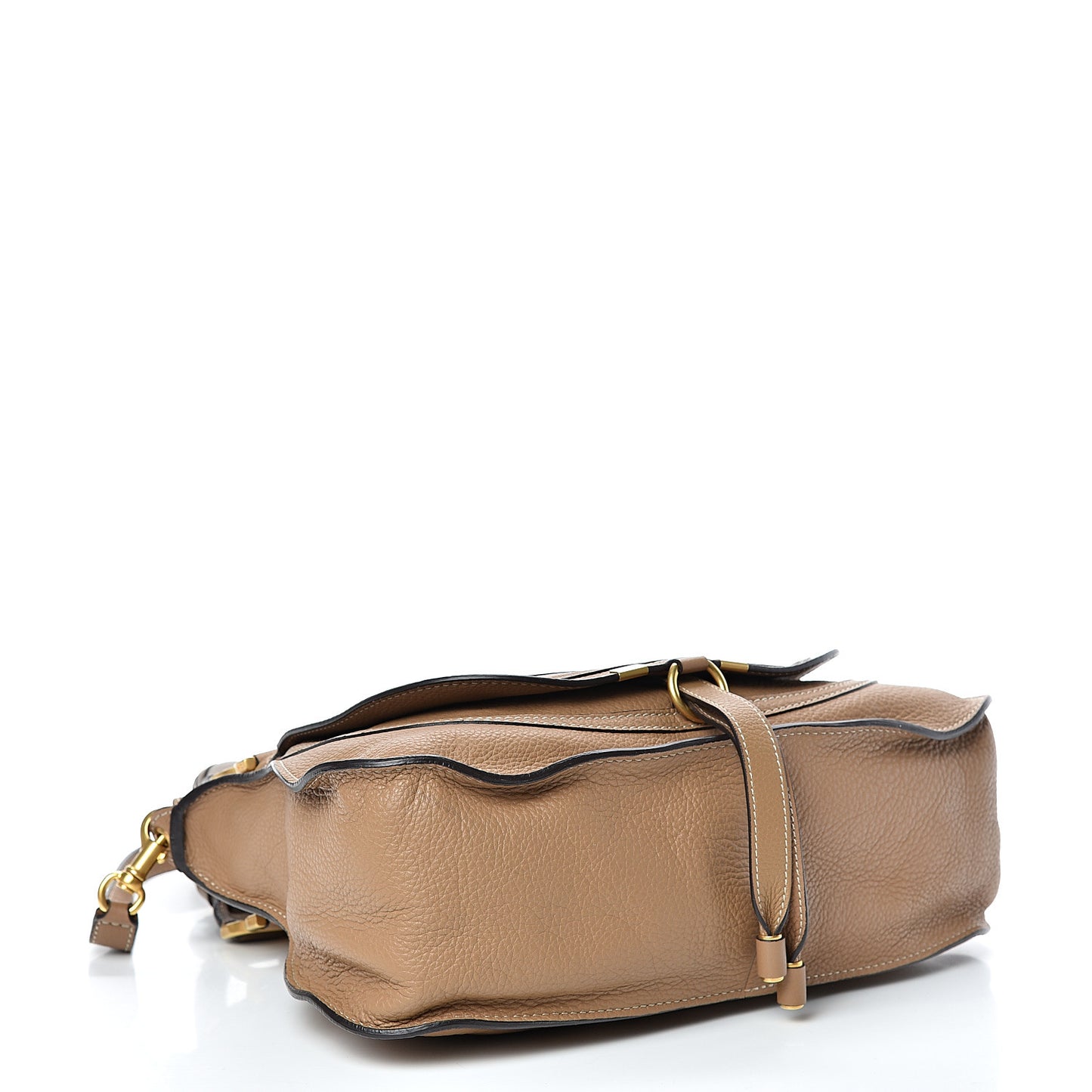 Calfskin Medium Marcie Satchel Nut