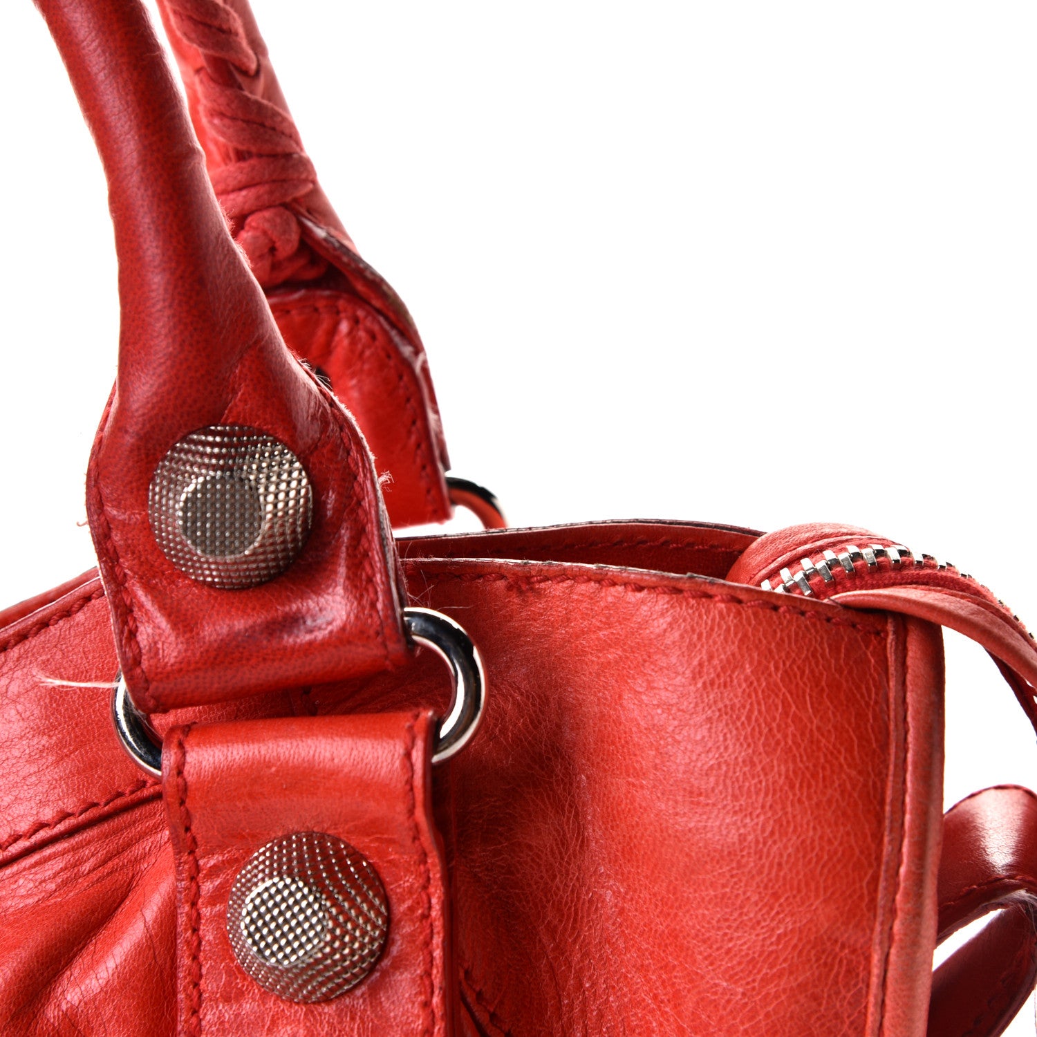 Balenciaga Agneau Giant 21 Silver Hardware City Vermillion 12 of 18