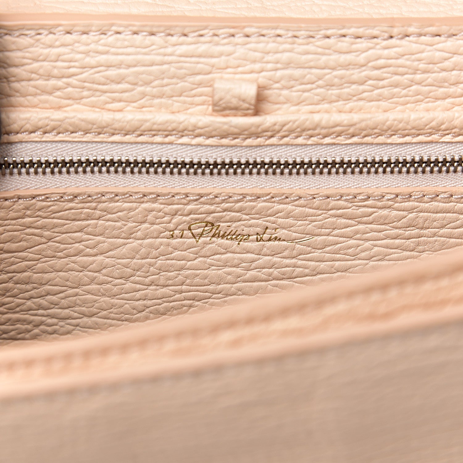 3.1 Phillip Lim 3.1 Textured Calfskin Mini Pashli Messenger White Peach 5 of 8