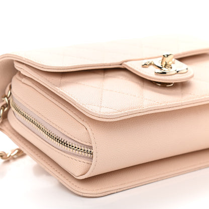 Chanel Caviar Quilted Like A Wallet Flap Light Beige 8 of 9