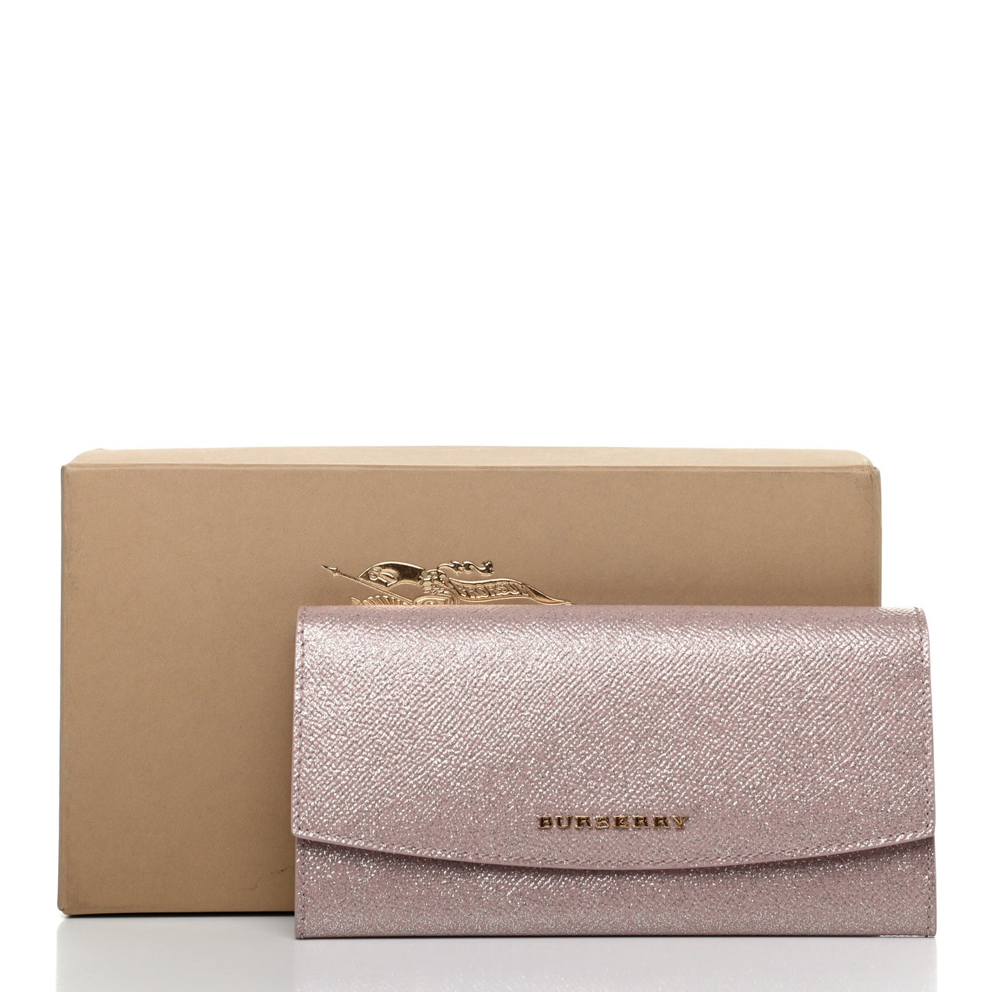 Patent Glitter Porter Continental Wallet Pale Orchid