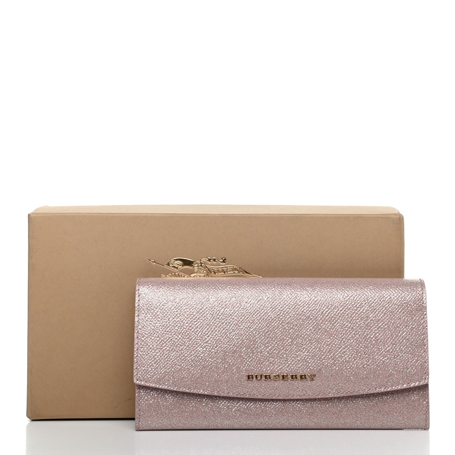 Burberry Patent Glitter Porter Continental Wallet Pale Orchid 9 of 9