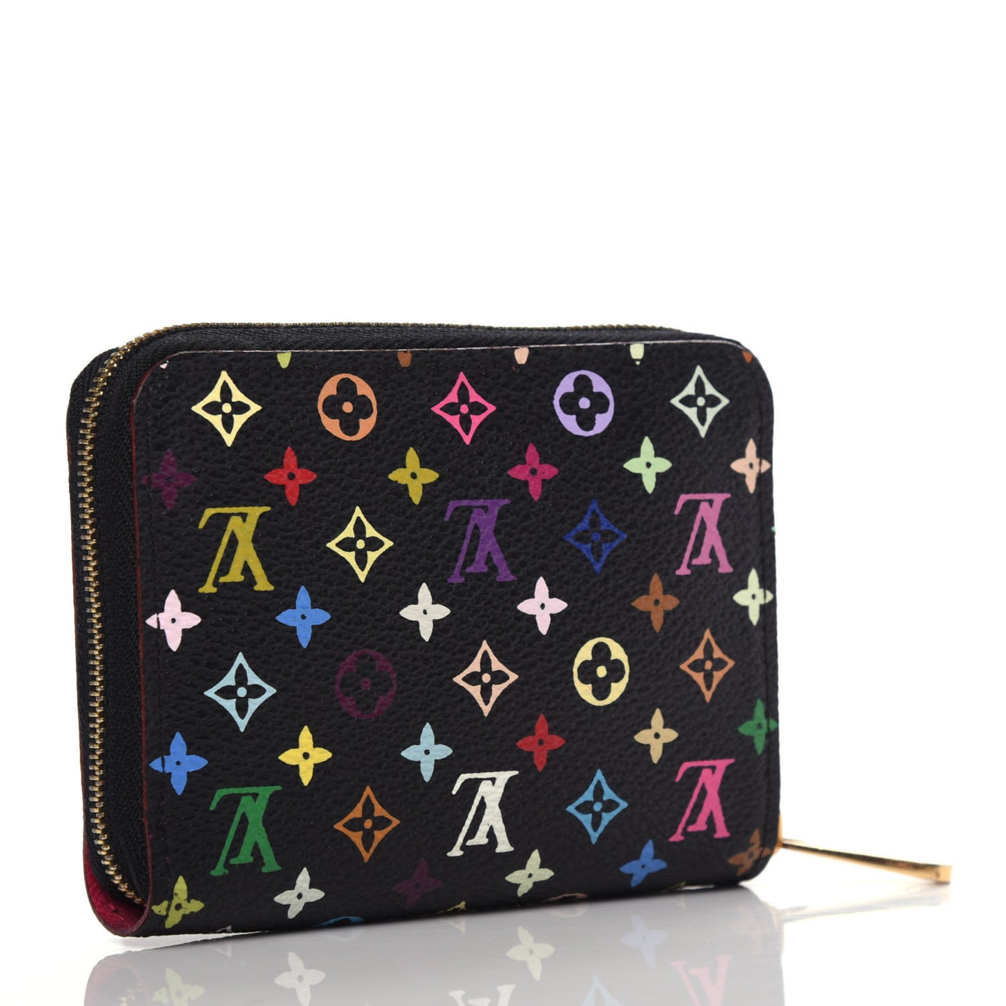 Monogram Multicolor Zippy Coin Purse Black Grenade