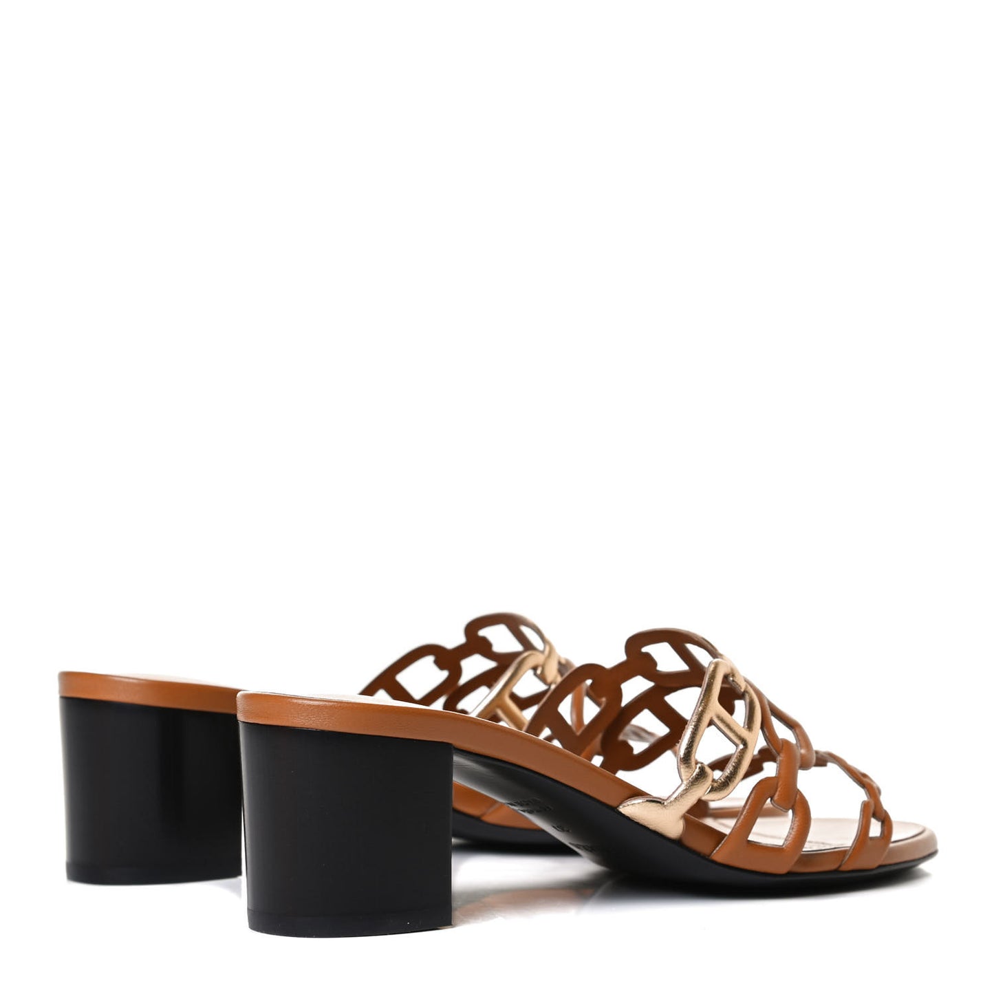 Metallic Nappa Tandem Sandals 37 Multicolor Beige Dore