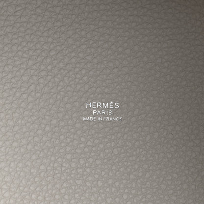 Hermes Taurillon Clemence Picotin Lock 22 MM Craie 6 of 9