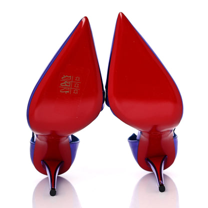 Christian Louboutin Patent Astrid 100 Pumps 37 Purple 5 of 7