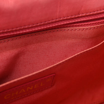 Chanel Lambskin Quilted Valentine Charms Medium Single Flap Pink 13 of 17