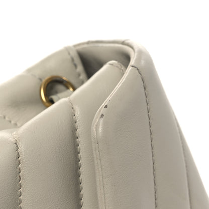 Saint Laurent Calfskin Y Quilted Monogram Toy Loulou Crossbody Bag Crema Soft 14 of 14