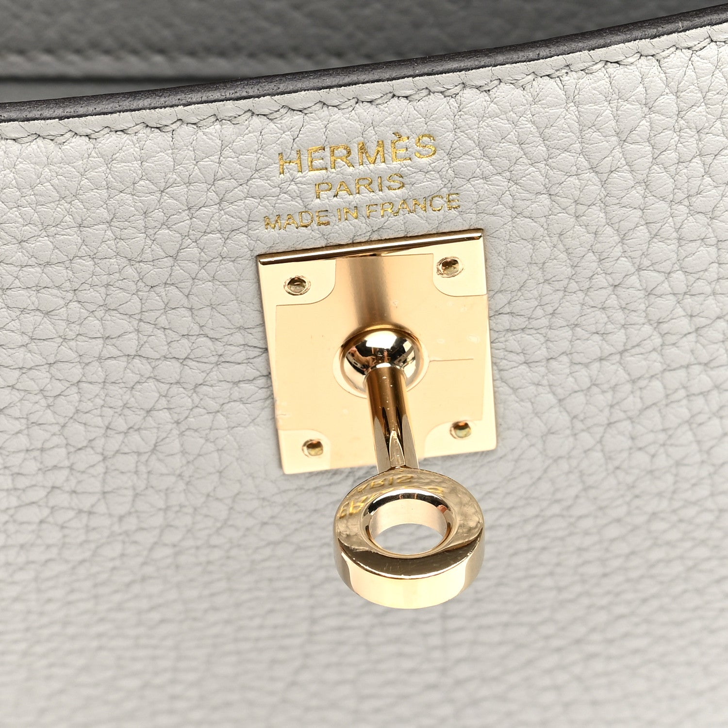 Hermes Togo Kelly Retourne 25 Gris Pale 6 of 11
