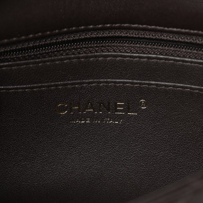 Chanel Lambskin Quilted Mini Rectangular Flap Dark Brown 6 of 11