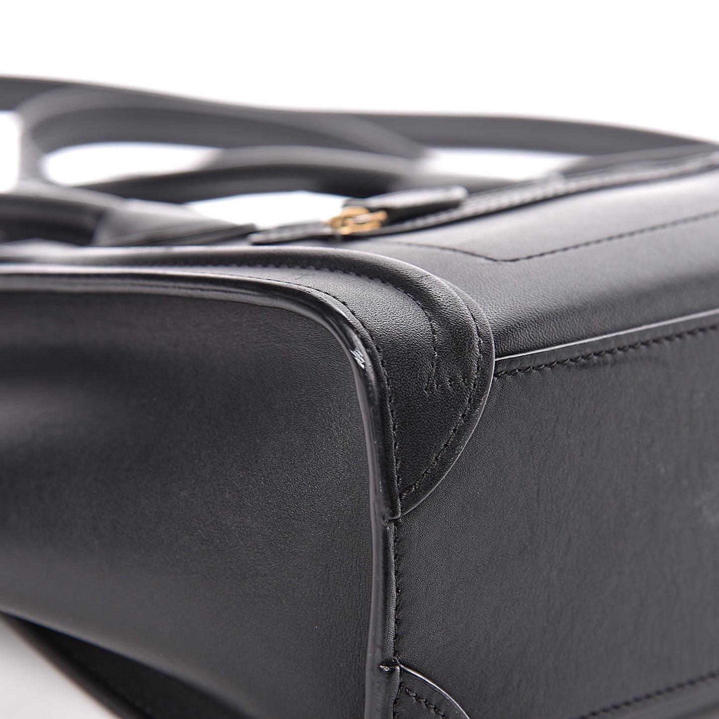 Smooth Calfskin Nano Luggage Black