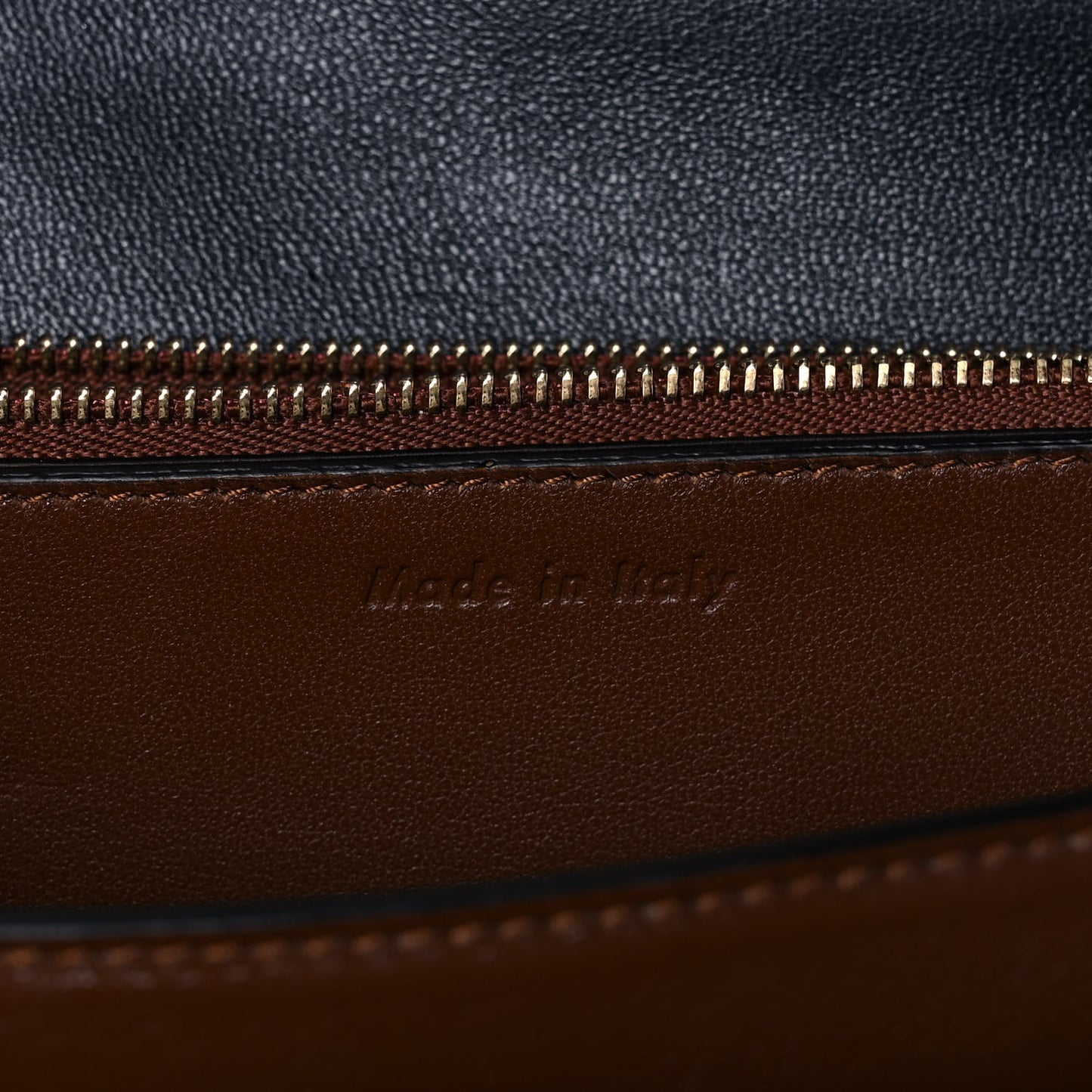 Box Calfskin Medium Classic Box Flap Bag Navy Tan