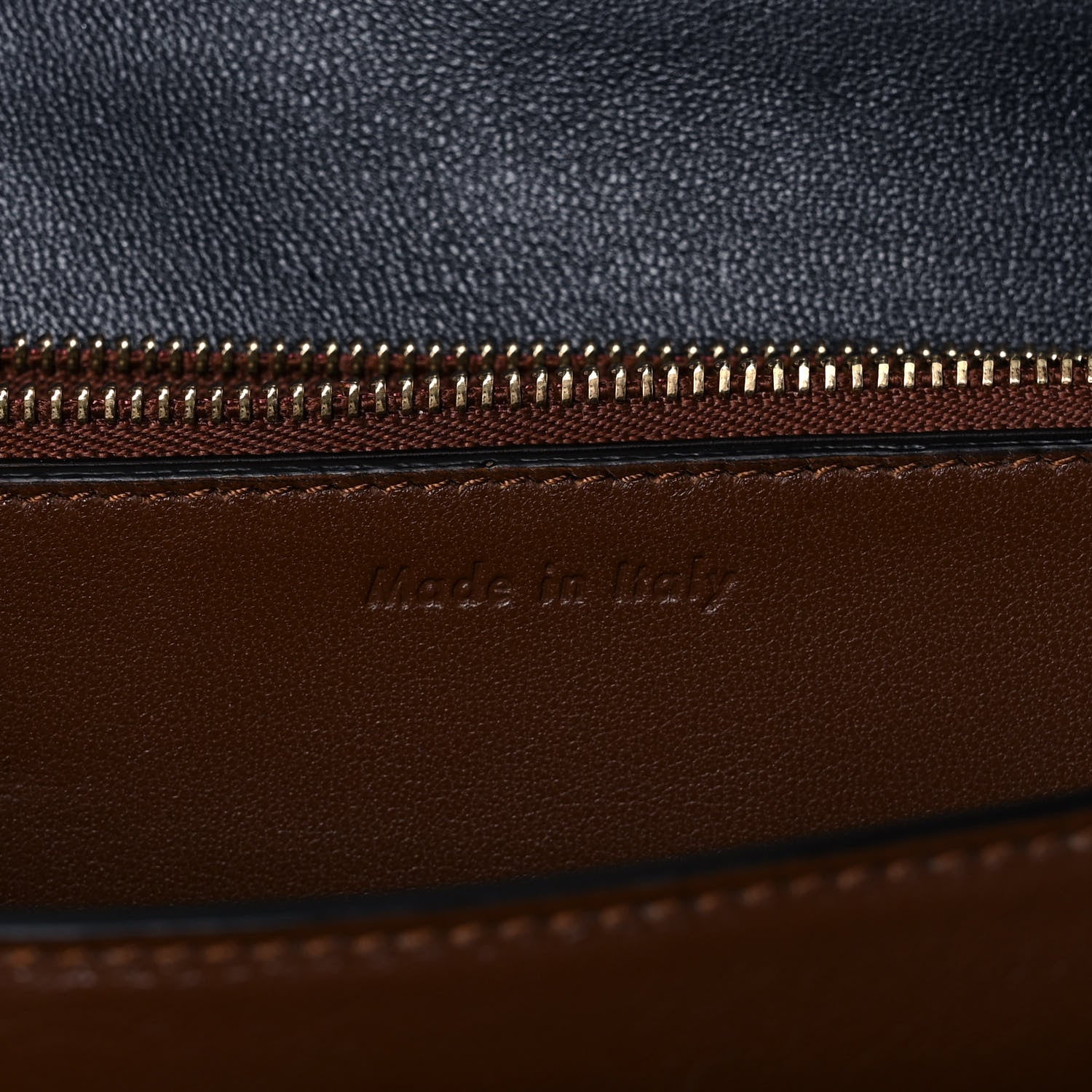 Celine Box Calfskin Medium Classic Box Flap Bag Navy Tan 7 of 12