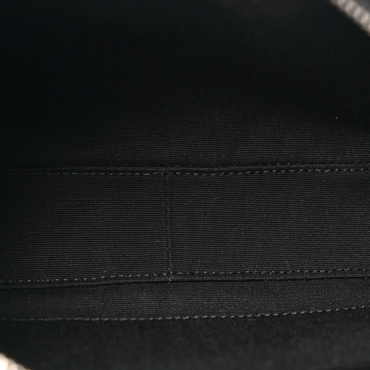 Triomphe Canvas Medium Horizontal Messenger Bag Black