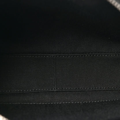 Celine Triomphe Canvas Medium Horizontal Messenger Bag Black 5 of 14