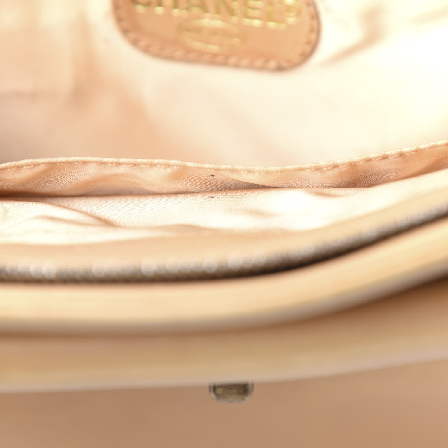 Chanel Calfskin Shopping Tote Beige 10 of 23