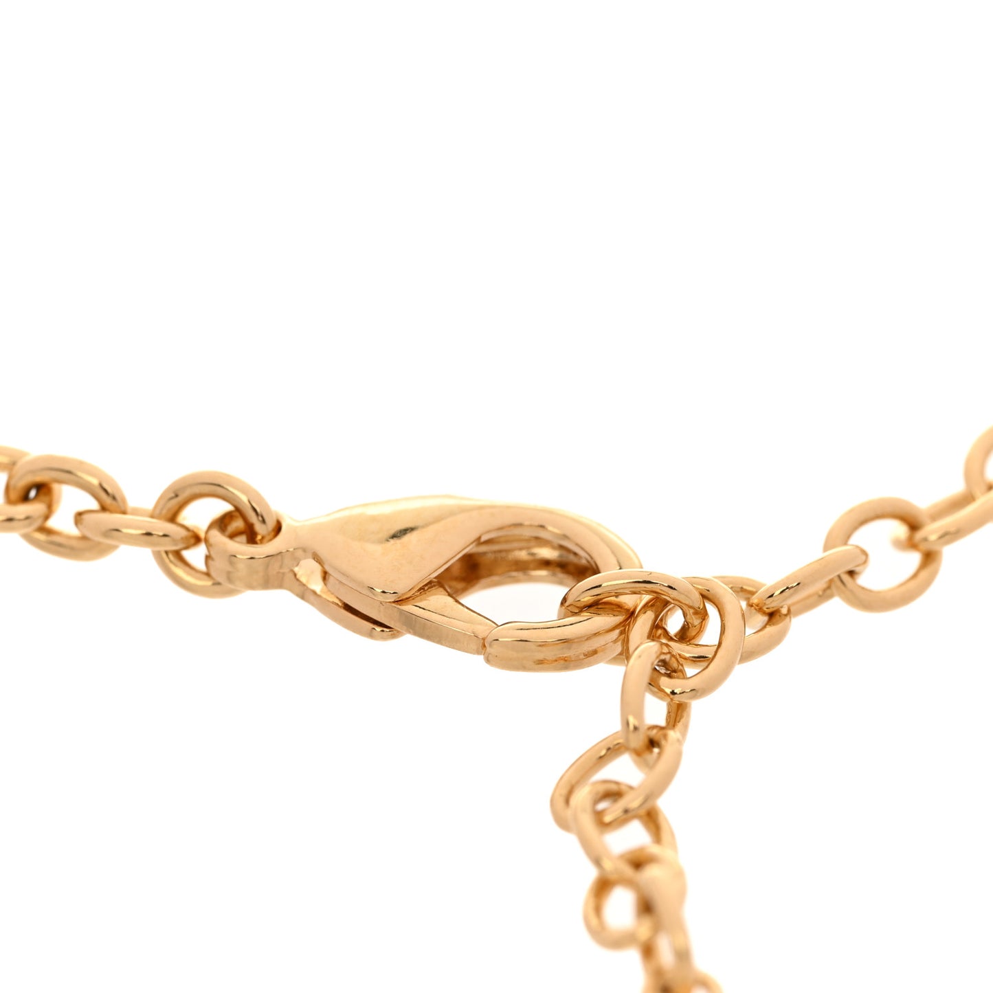 LV X TM Monogram Bracelet Gold White