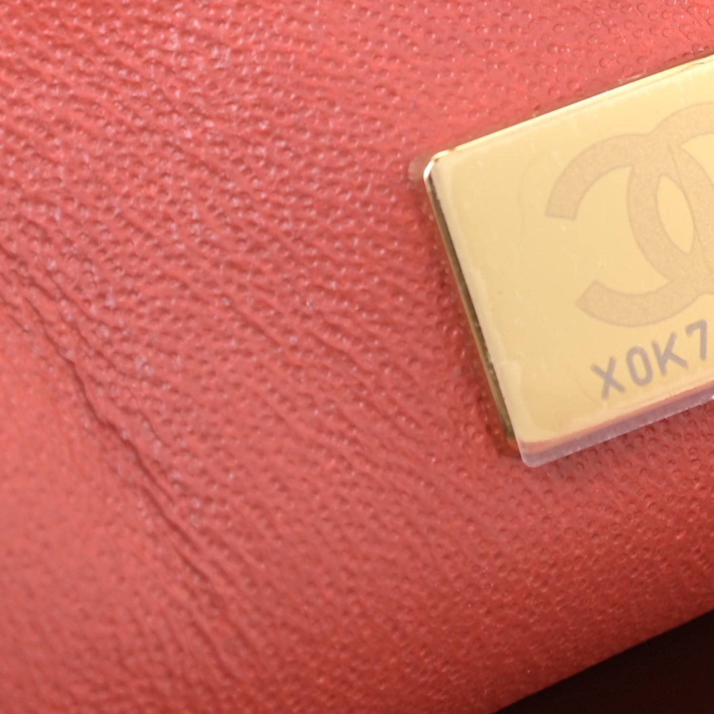 Lambskin Quilted Mini Square Flap Brown