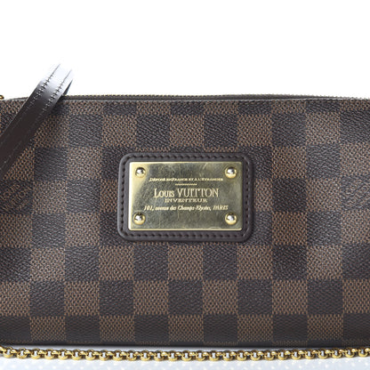 Louis Vuitton Damier Ebene Eva Clutch 9 of 10