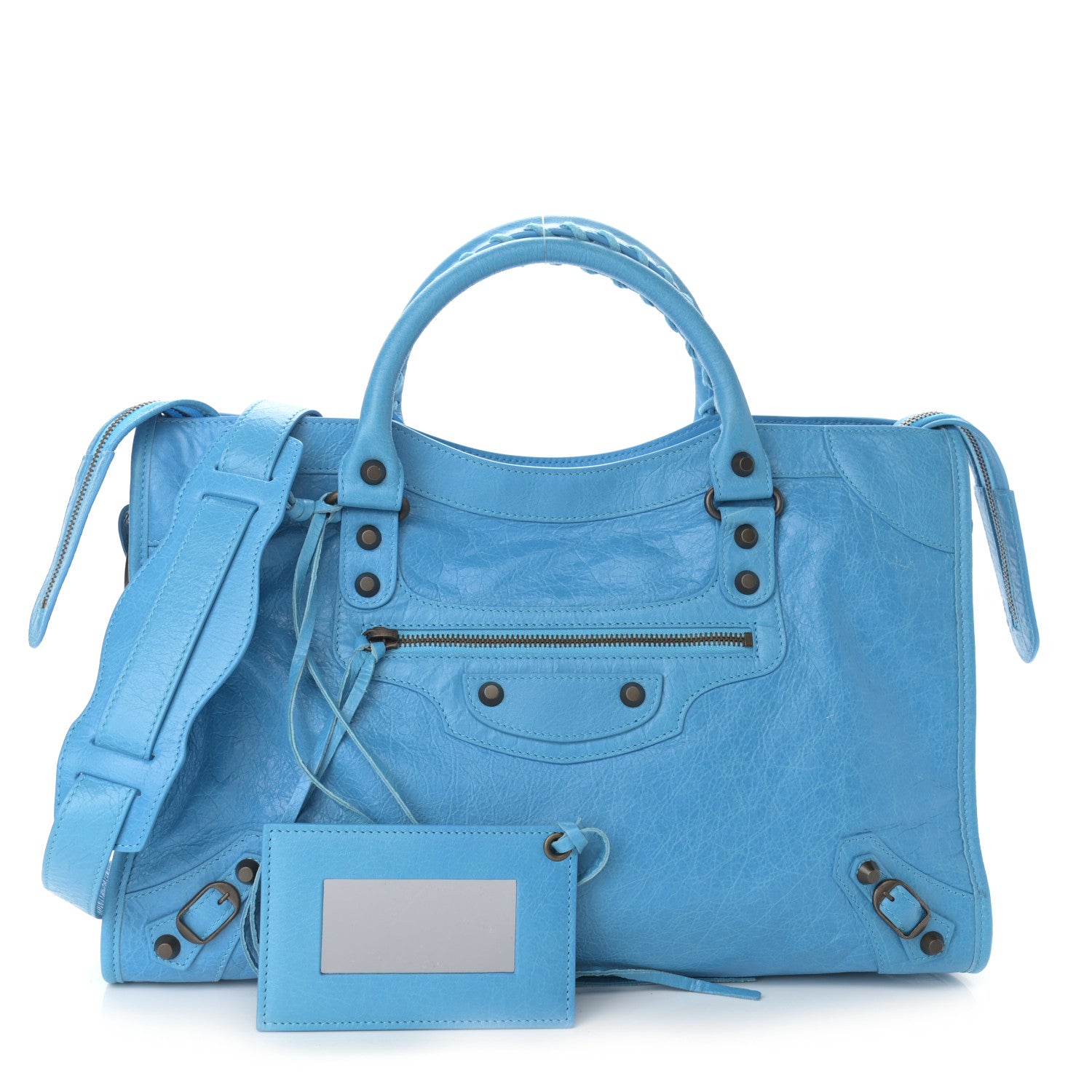Balenciaga Agneau Classic Hardware City Bleu Azur Clair 1 of 9
