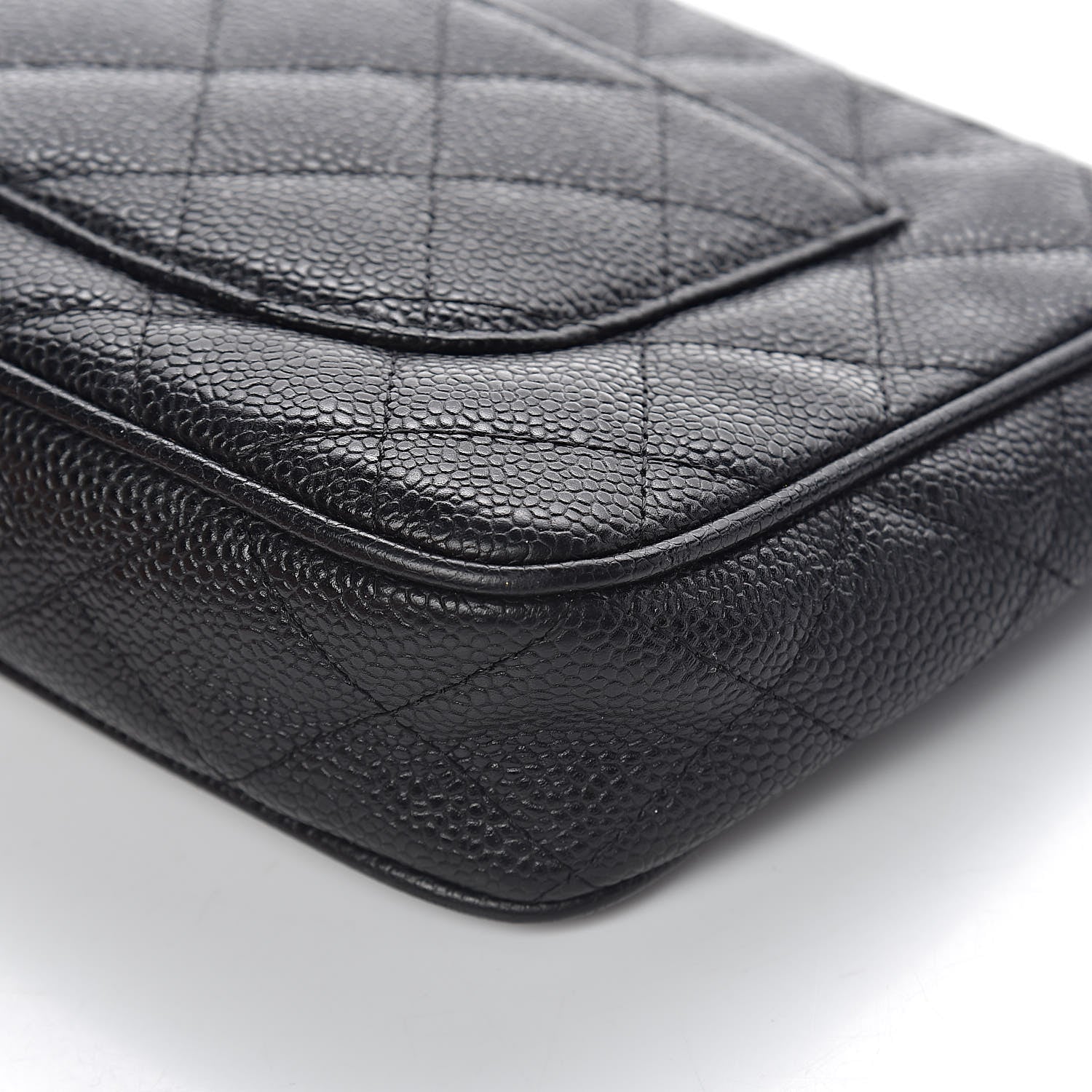 Chanel Caviar Quilted CC Shoulder Bag Black 14 of 17