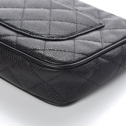 Chanel Caviar Quilted CC Shoulder Bag Black 14 of 17