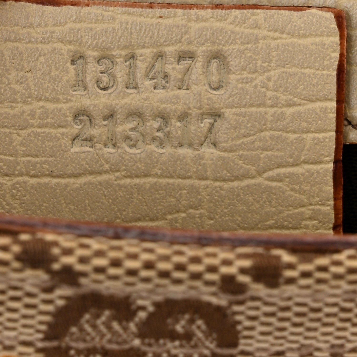 Gucci Monogram Web Small Horsebit Chain Clutch Off White 7 of 11