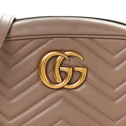 Gucci Calfskin Matelasse Small GG Marmont Chain Shoulder Bag Porcelain Rose 8 of 10