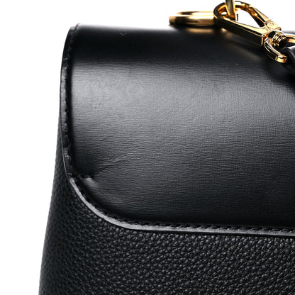 Louis Vuitton Grained Smooth Calfskin Rose Des Vents MM Black 12 of 12