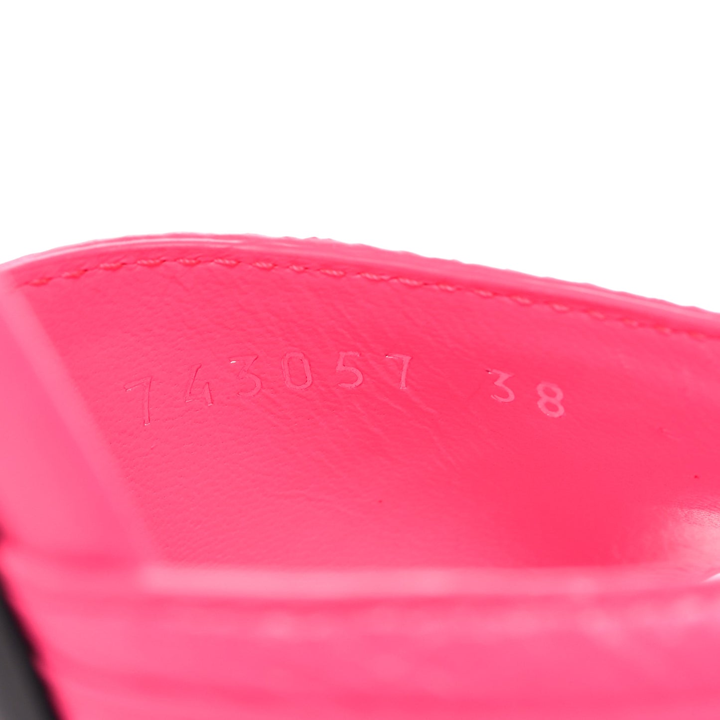 Agneau Arena Cagole 110mm Sandals 38 Fluo Pink