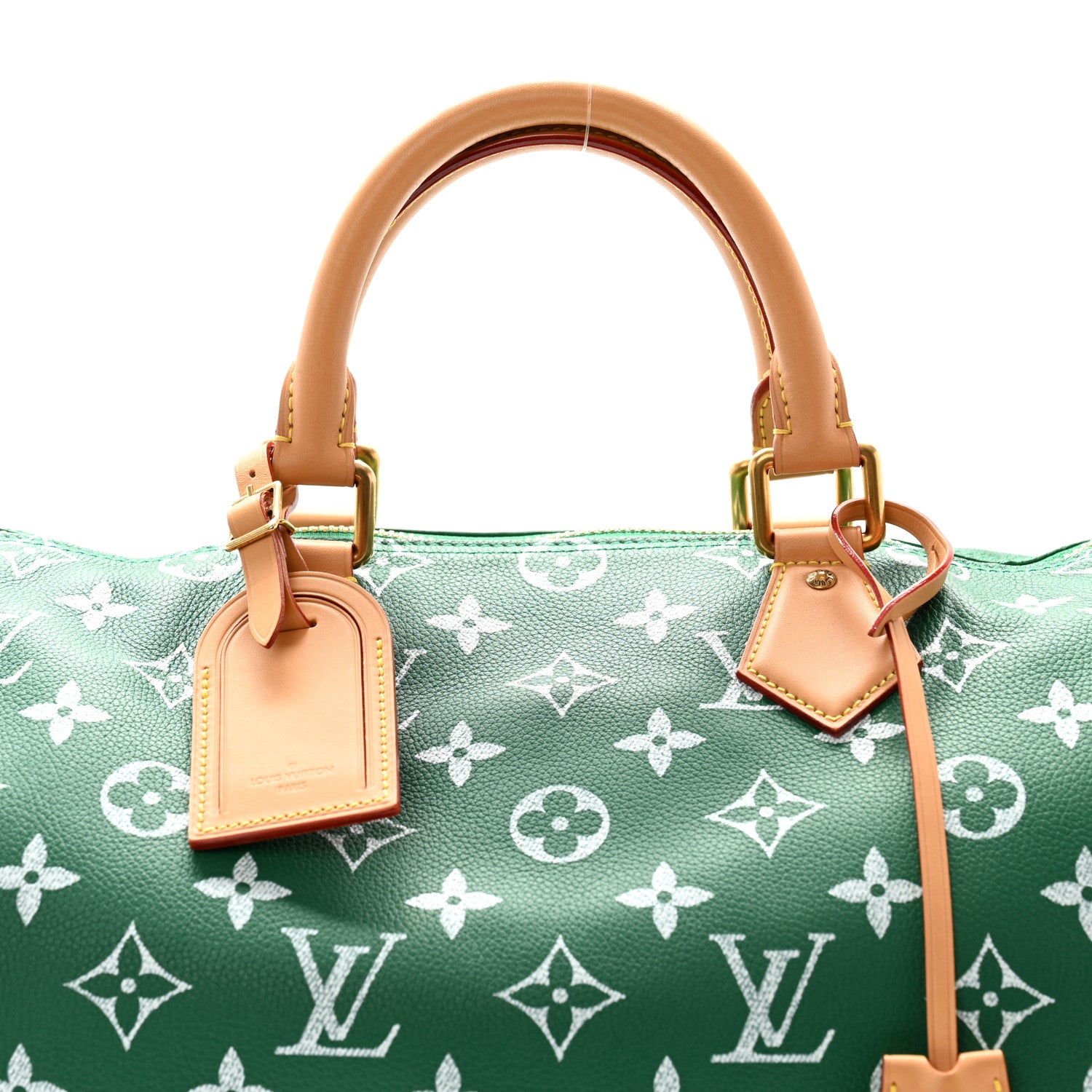 Louis Vuitton Calfskin Monogram Speedy P9 Bandouliere 40 Green 8 of 10