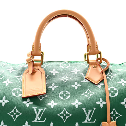 Louis Vuitton Calfskin Monogram Speedy P9 Bandouliere 40 Green 8 of 10