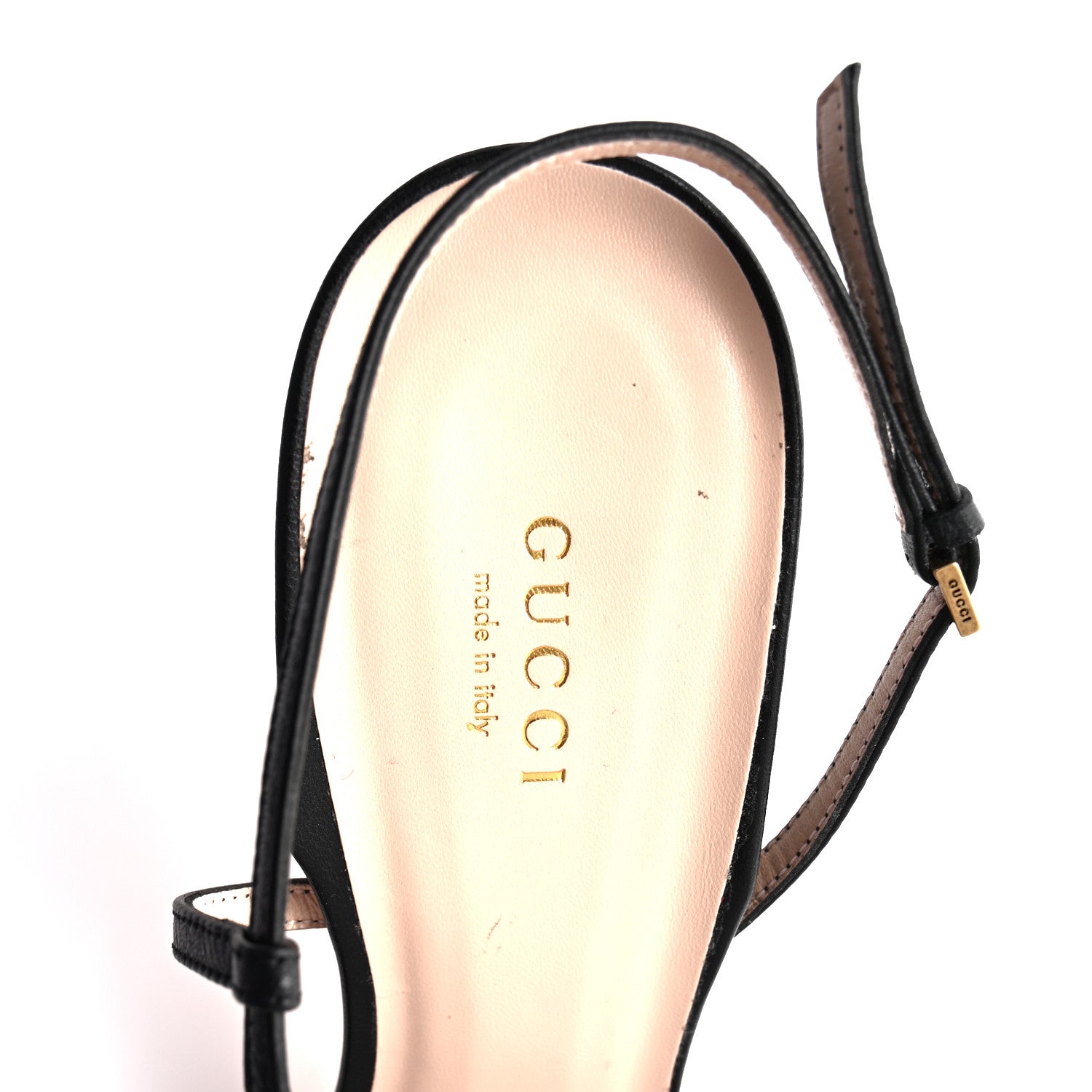 Gucci Malaga Kid Victoria Strappy Horsebit Sandals 41 Black 8 of 9