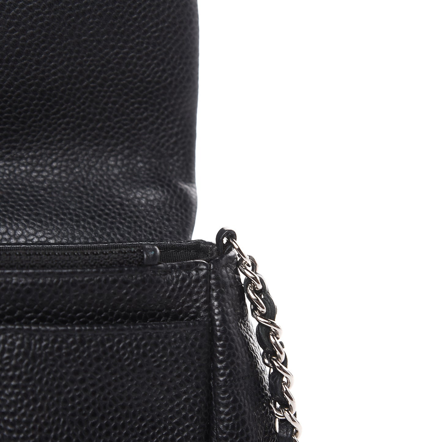 Caviar Half Moon Wallet On Chain WOC Black