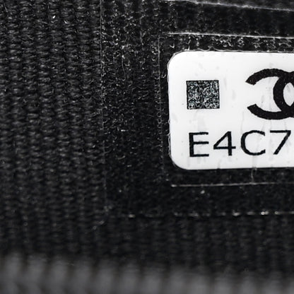 Chanel Lambskin Quilted CC Clutch on Chain WOC Black 9 of 12