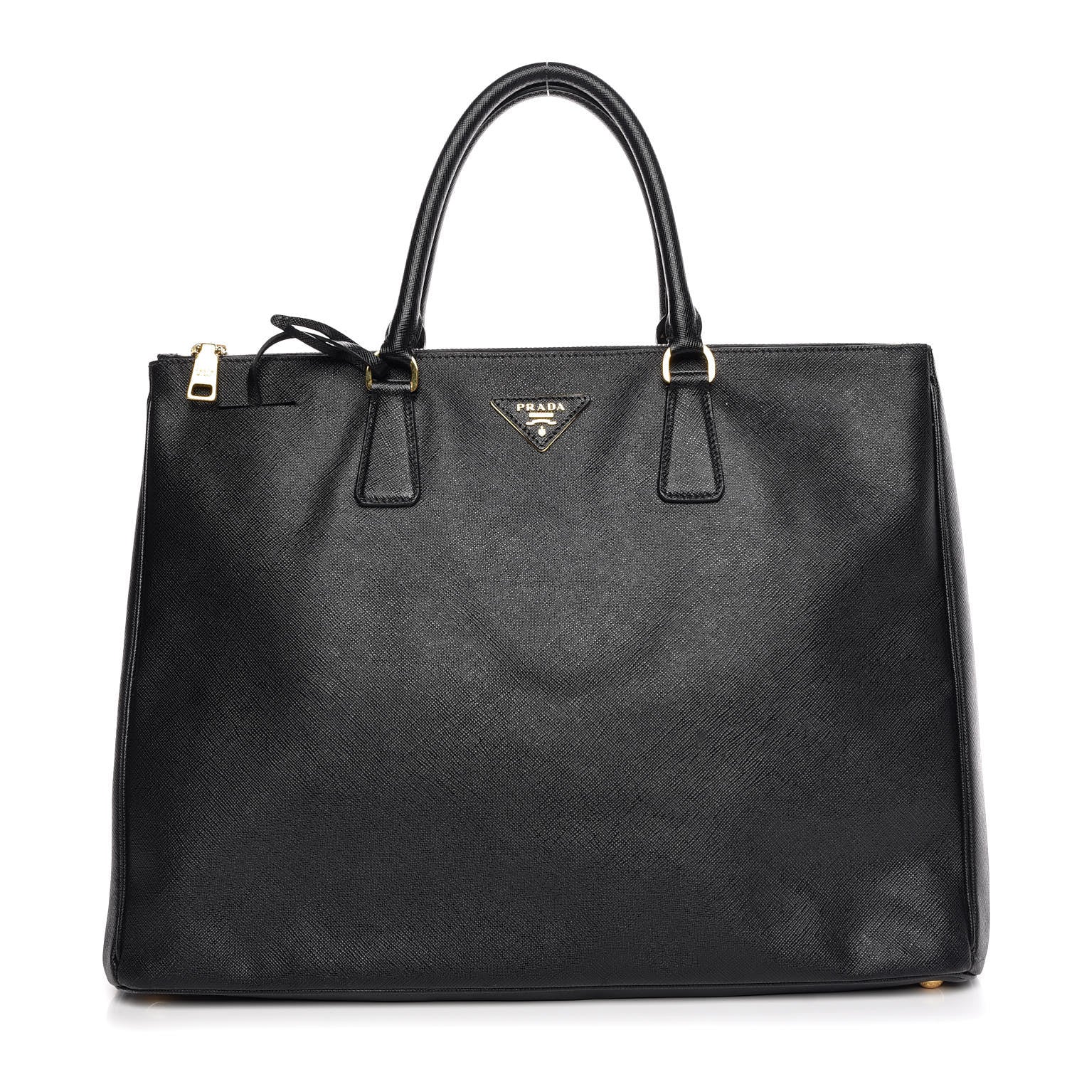 Prada Saffiano Lux Extra Large Galleria Double Zip Tote Black 1 of 14