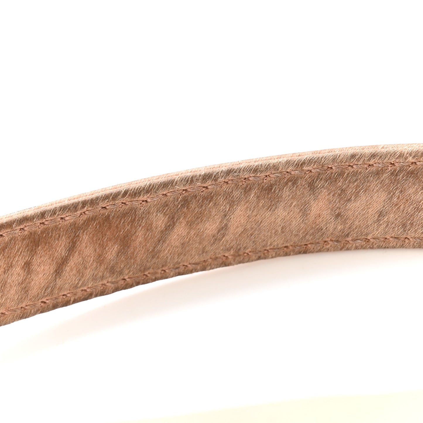 Satin Crystal Mini Saddle Bag Powder Beige