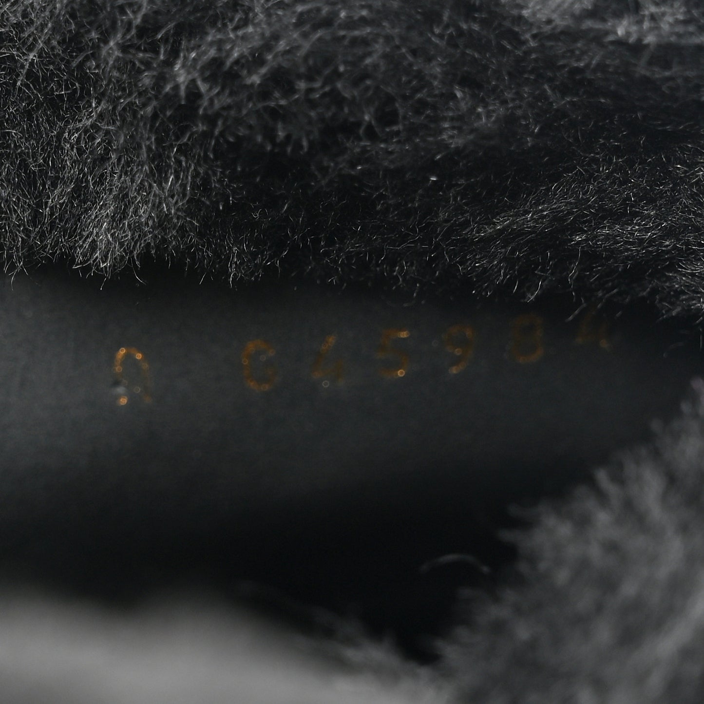 Shearling CC Flat Mules 38 Black