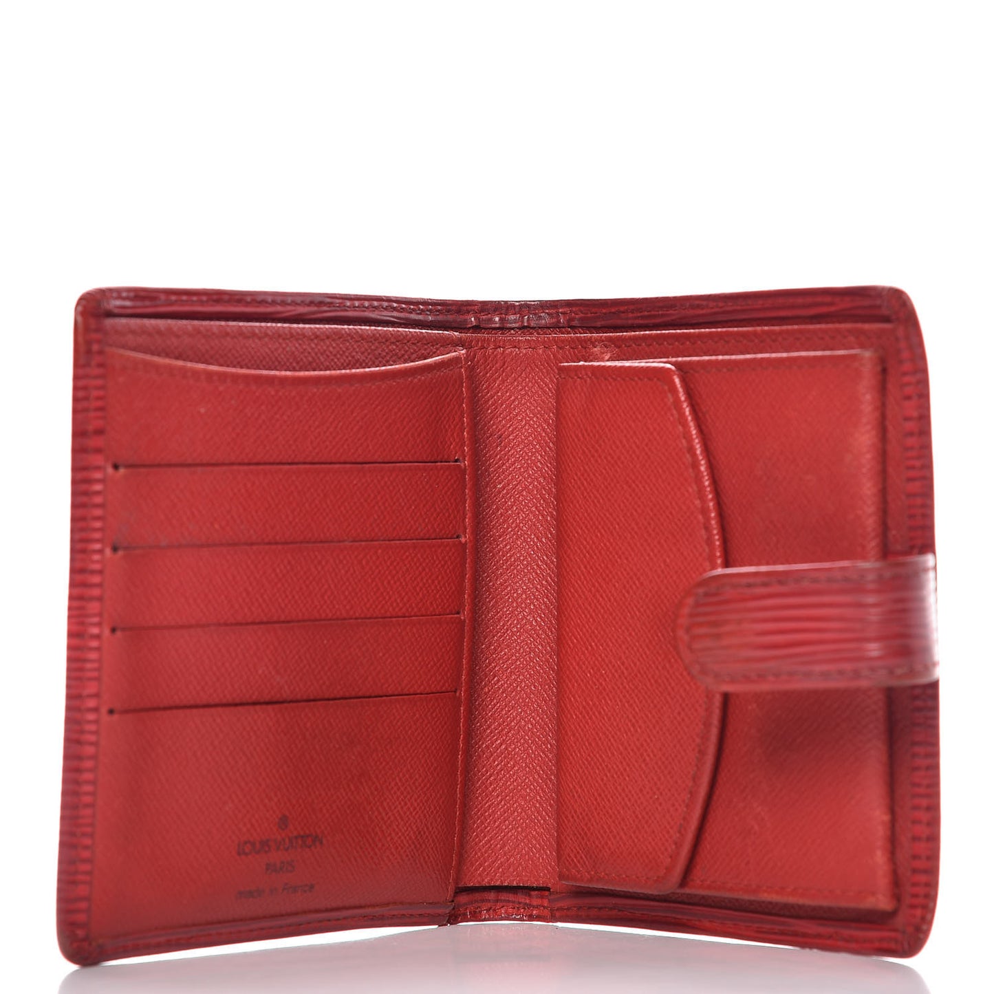 Epi Porte Billets Compact Wallet Red