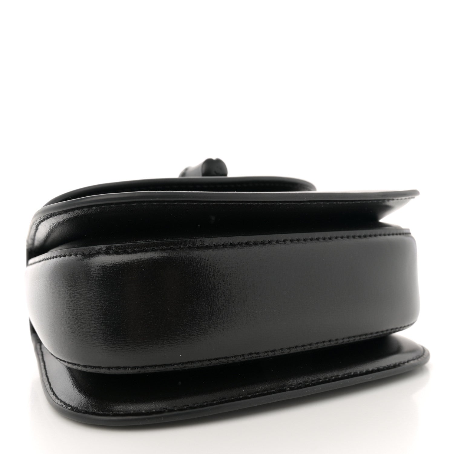 Gucci Boarded Dyana Lux Calfskin Web Monochrome Mini Bamboo 1947 Top Handle Bag Black 4 of 14