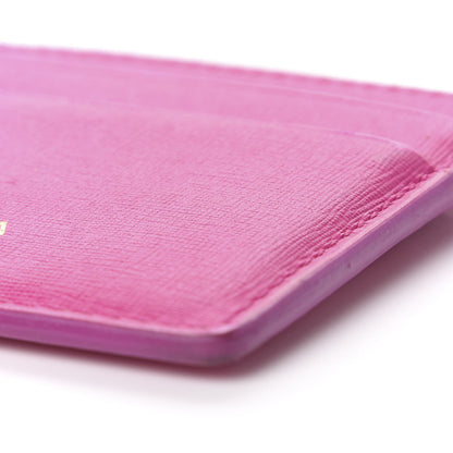 Balenciaga Calfskin Multi Card Case Rose Magenta 10 of 12