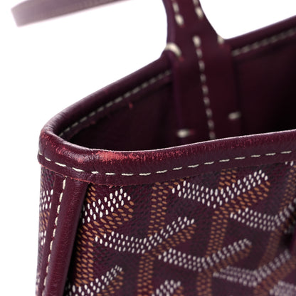 Goyard Goyardine Reversible Mini Anjou Burgundy 13 of 18