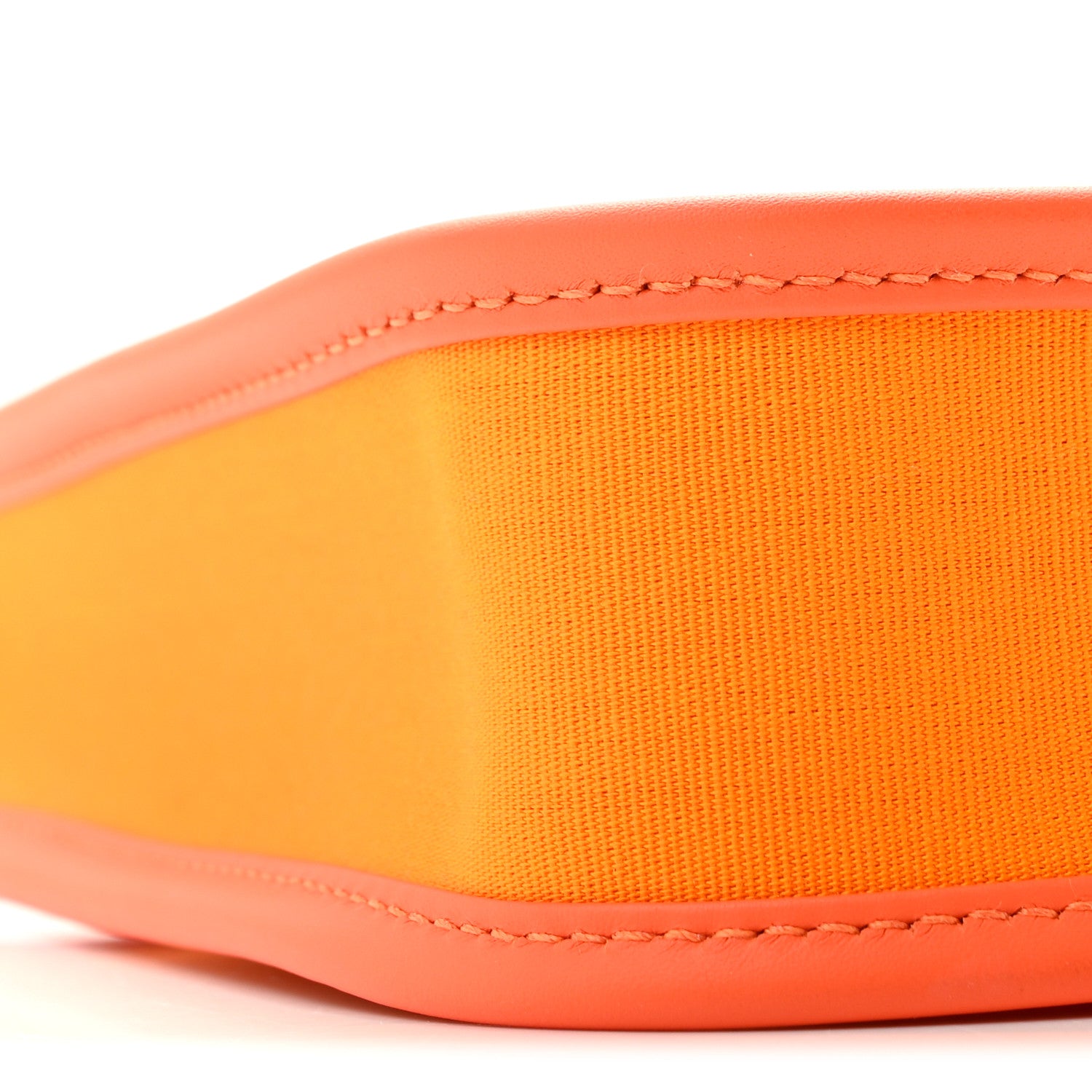 Hermes Toile Officier Swift Neo Evelyne TPM Jaune D'Or Feu Orange Minium 9 of 11